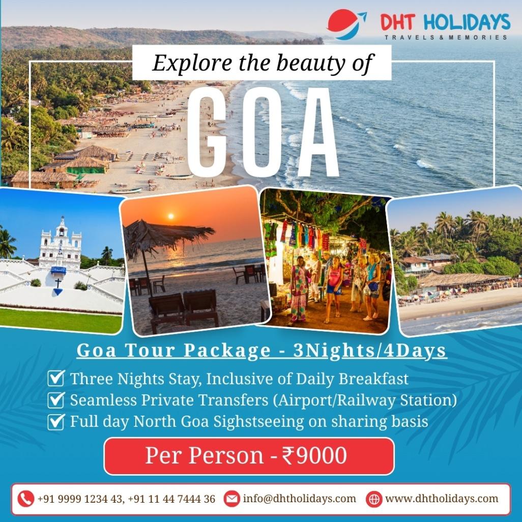 Book Goa Holiday Package 3 Nights 4 Days - DHT Holidays