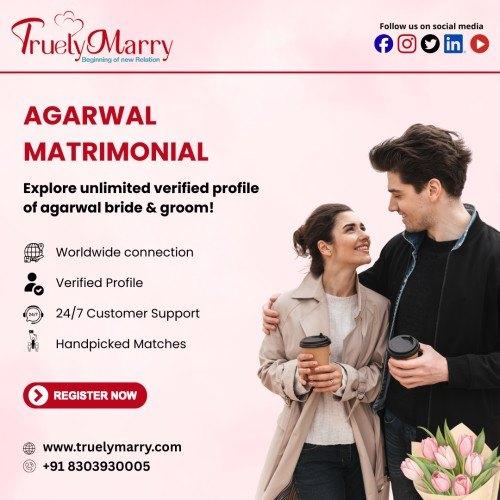  Find Your Perfect Agarwal Match with TruelyMarry Matrimony