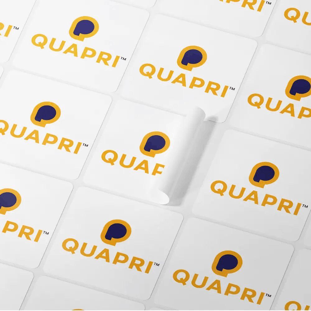 Custom Square Stickers and Labels