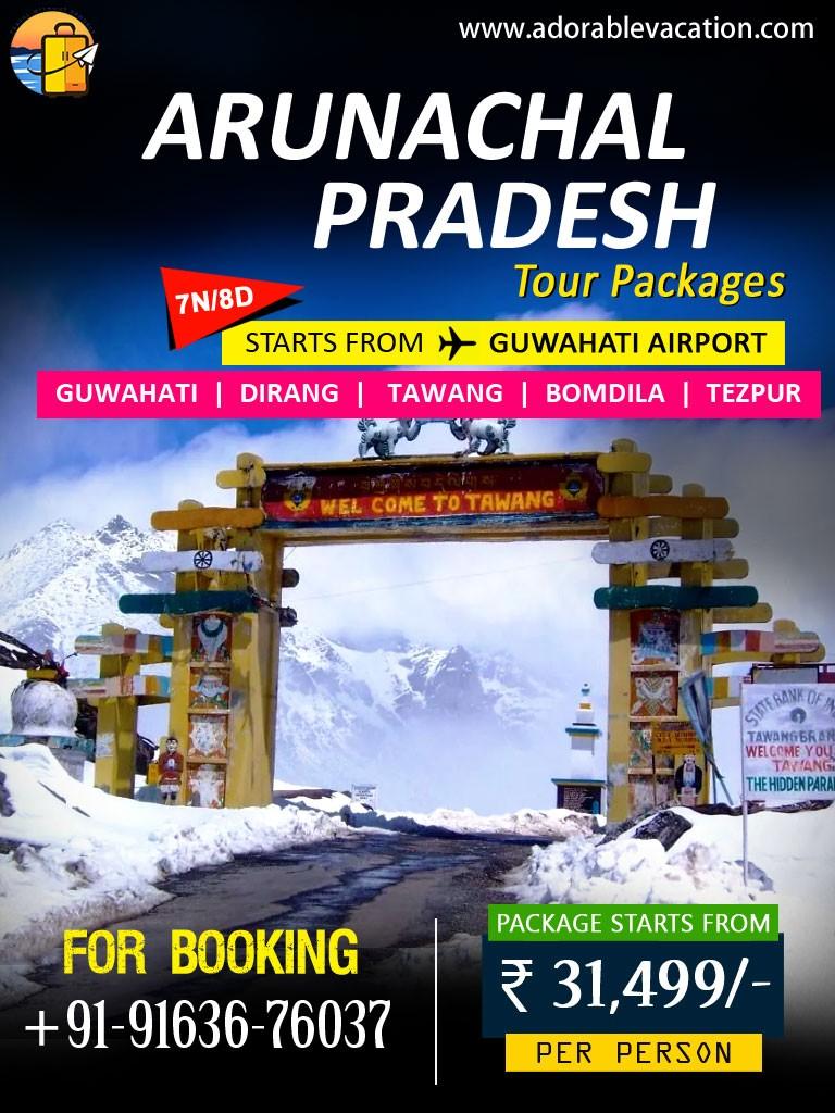 Guwahati to Arunachal Pradesh Tour Package