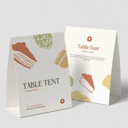 Table Top Tent Cards printing in bangalore 