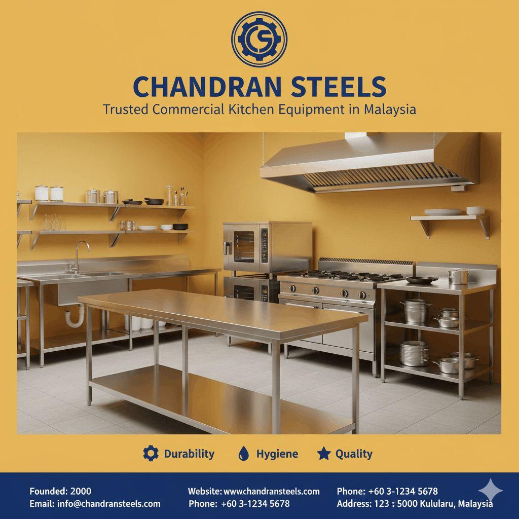 Best Kitchen Equipment Manufacturers in Malaysia 