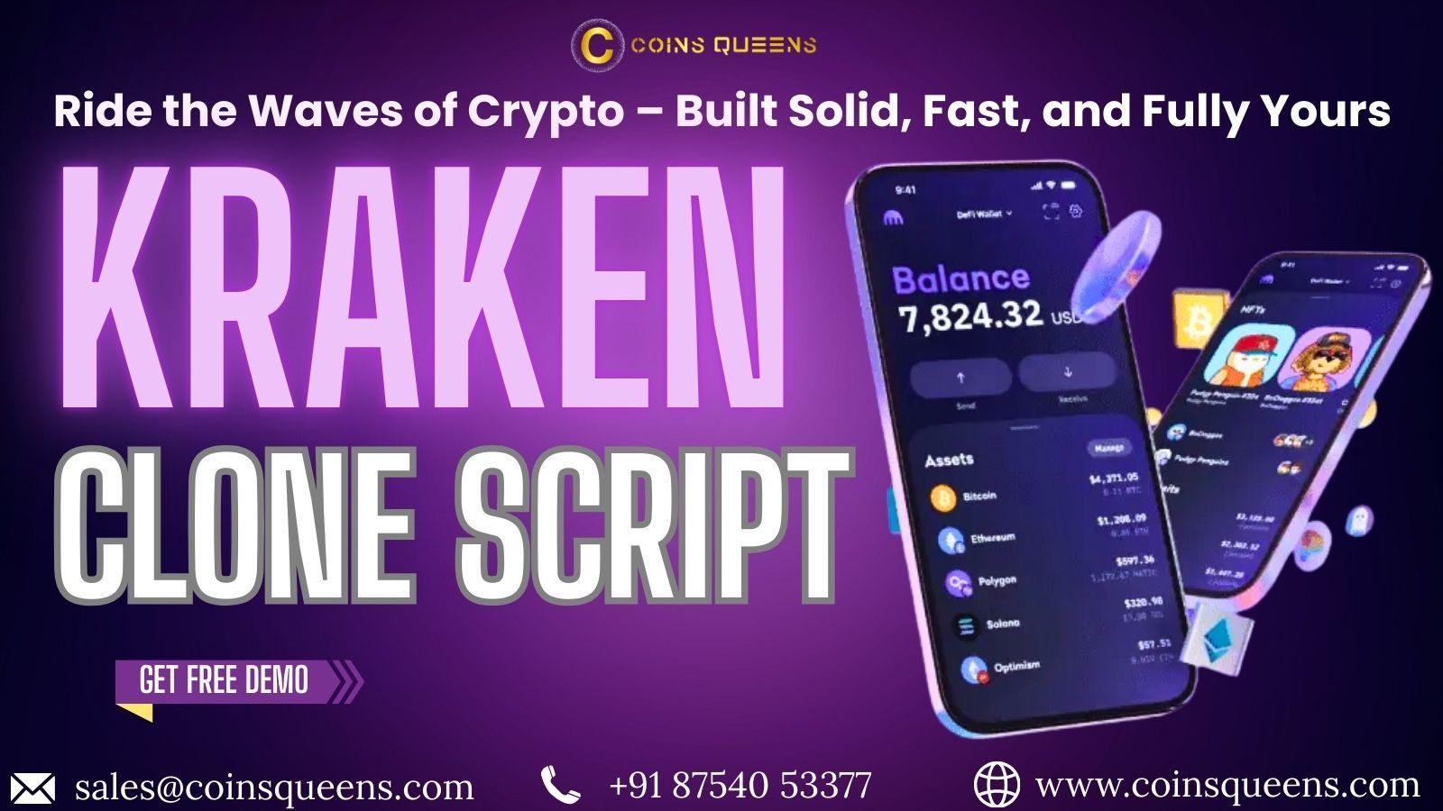 Kraken Clone Script for Startups Wanting a Safe Crypto Exchange
