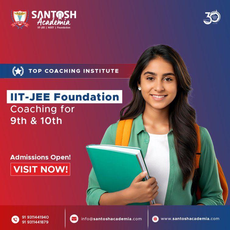 IIT-JEE Foundation Coaching for 9th & 10th for early competitive strength