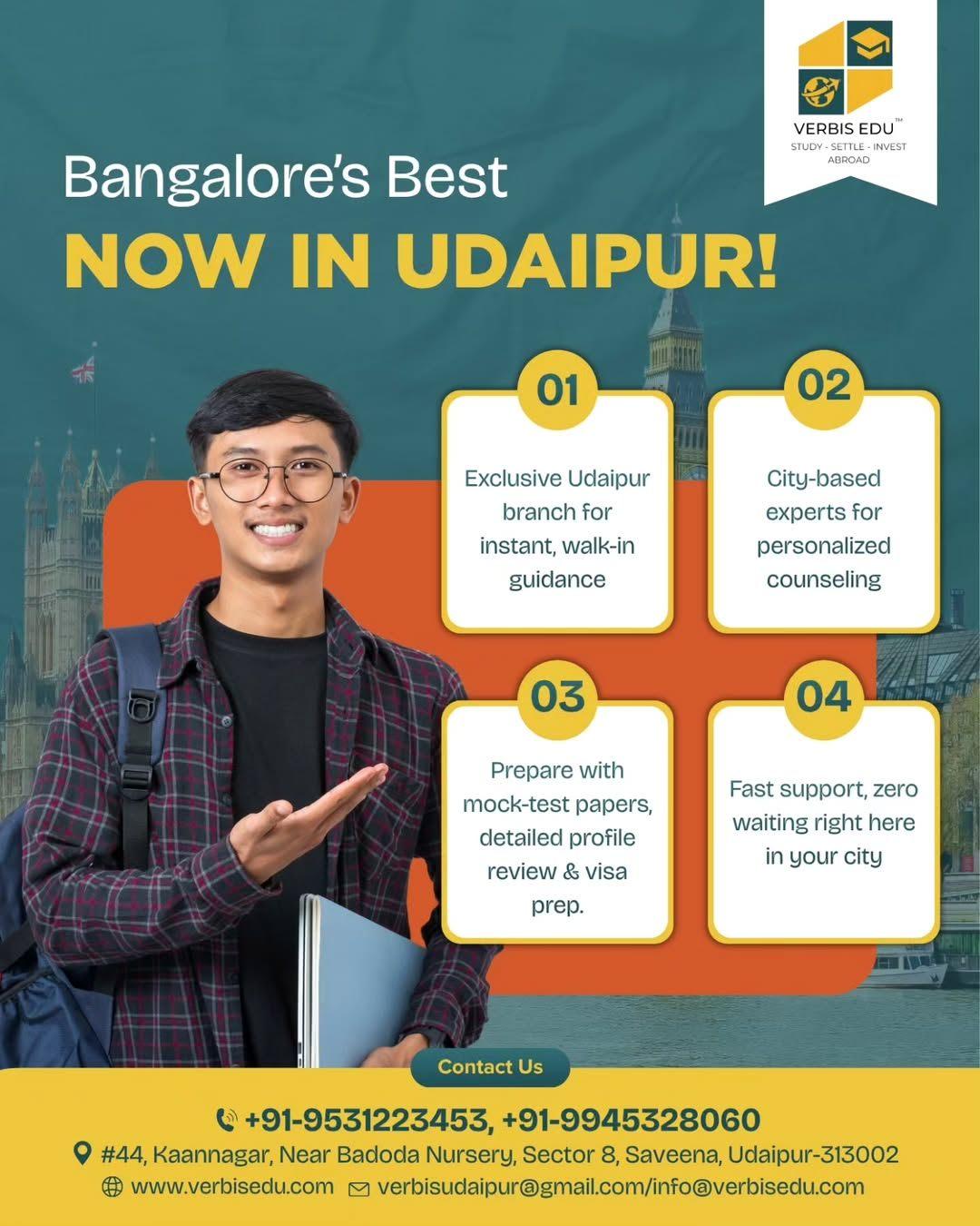 Best OET Training Udaipur with Expert Coaching at Verbis Education