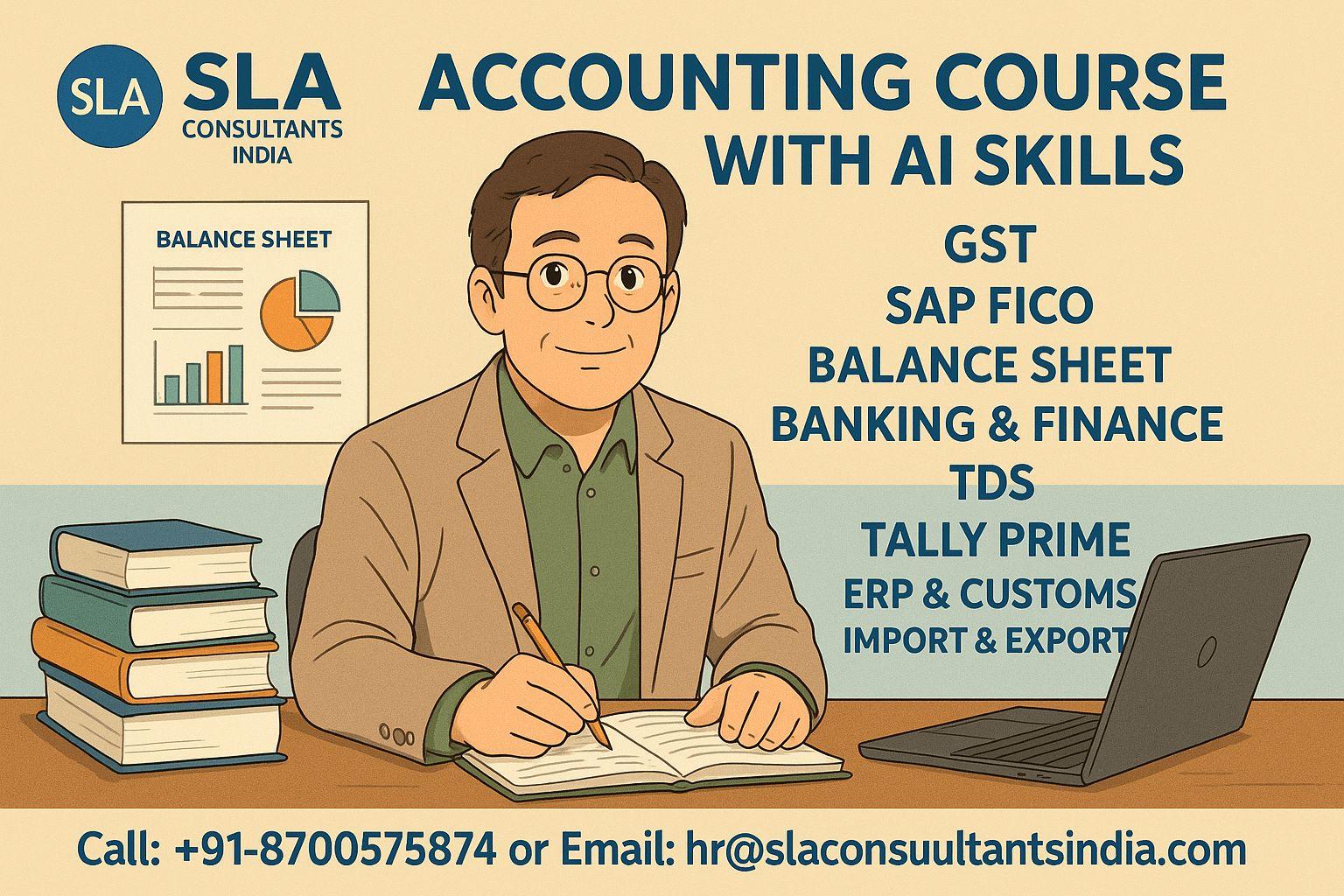 Online Accounting Course 100% Job Salary upto 6.8 LPA, GST,SAP FICO Training 