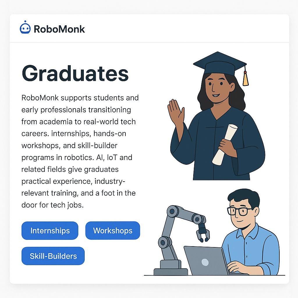 Robomonk Job Ready Graduate Courses 