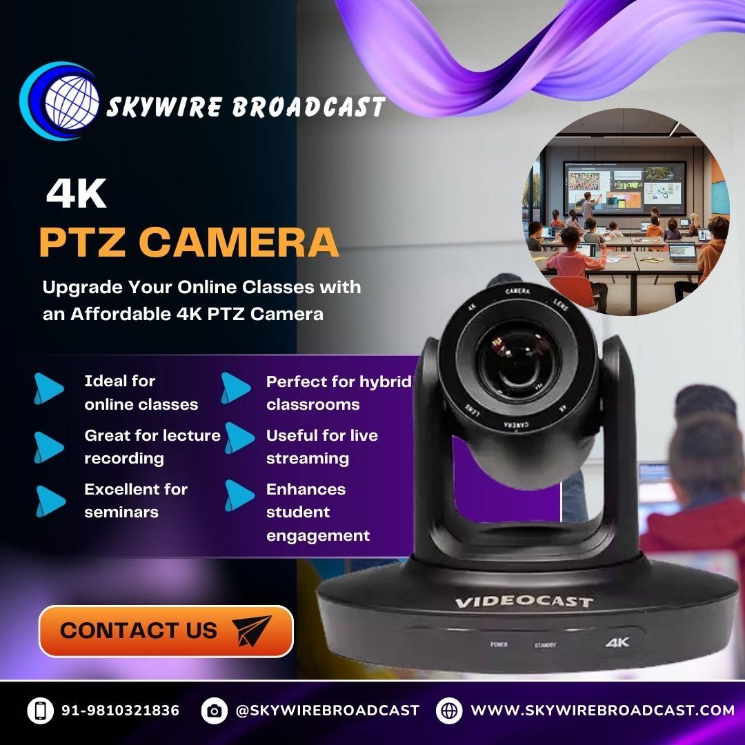 Best affordable 4k ptz camera for teaching in India