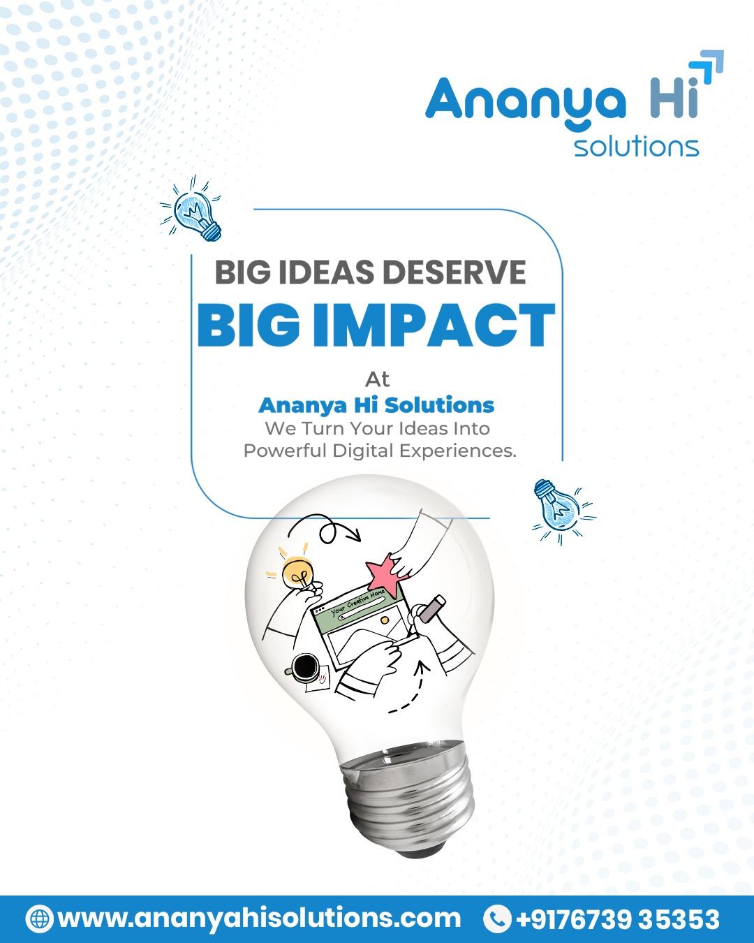 Ananya Hi Solutions  Digital Marketing & Website Development  in Hyderabad