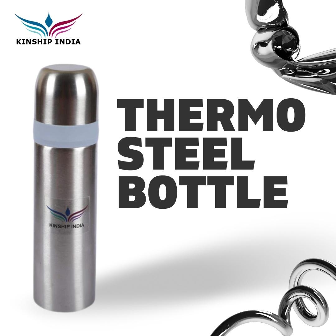 500 ml Thermosteel Water Bottle | Insulated Hot & Cold Bottle by Kinship India