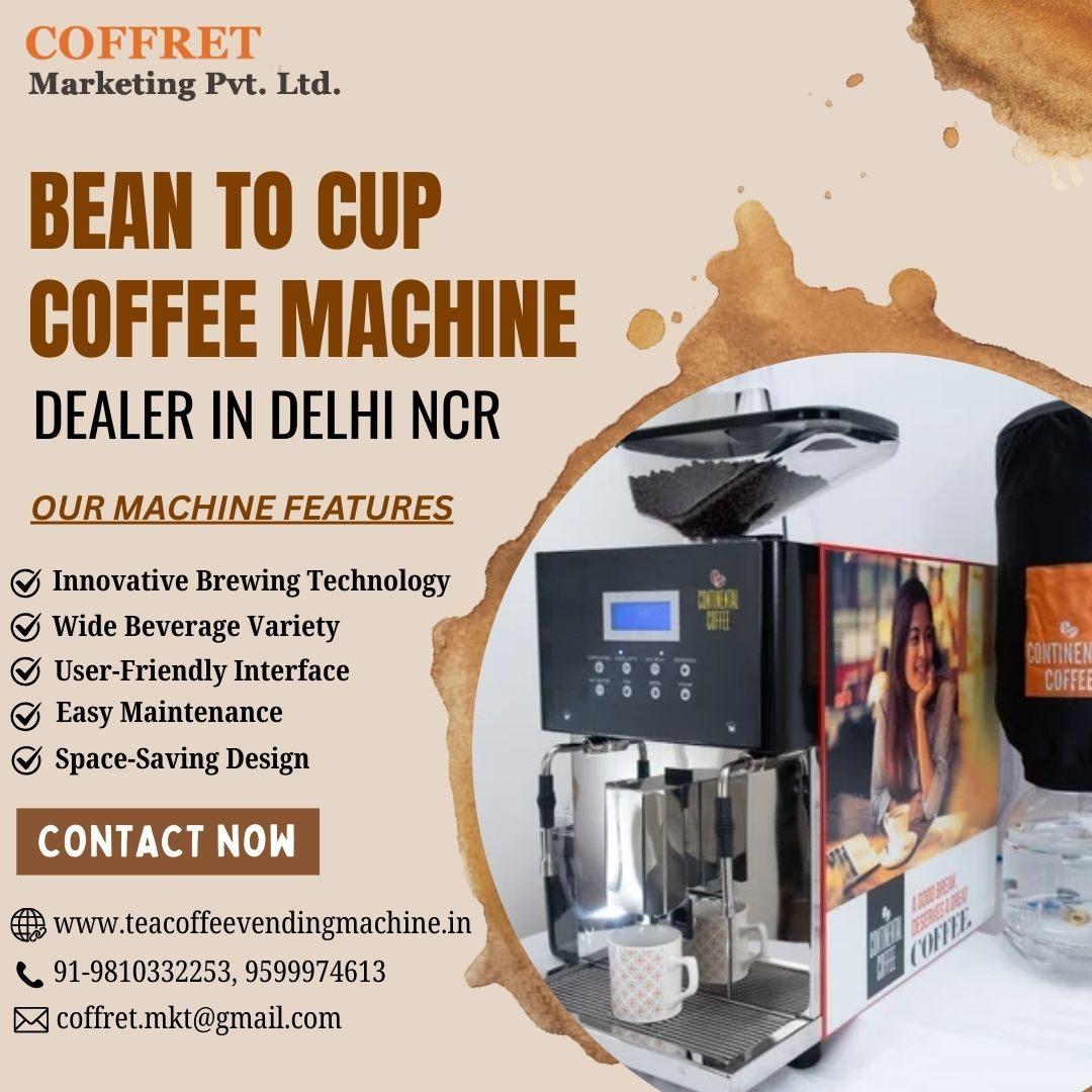 Bean to cup coffee vending machine dealer in Delhi