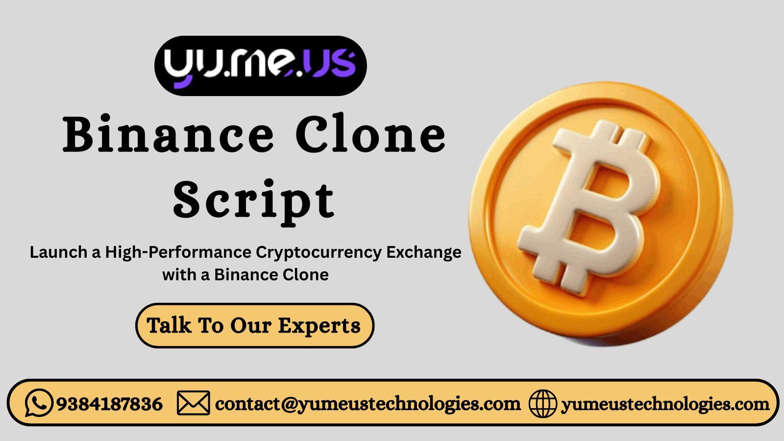 Binance Clone Script for Scalable Crypto Exchange Development