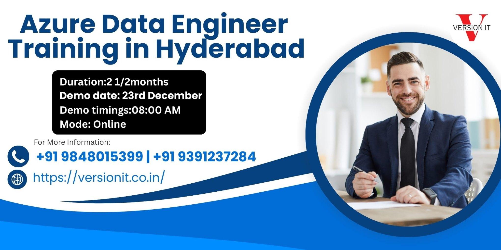 Azure Data Engineer Training in Hyderabad | Version IT Institution