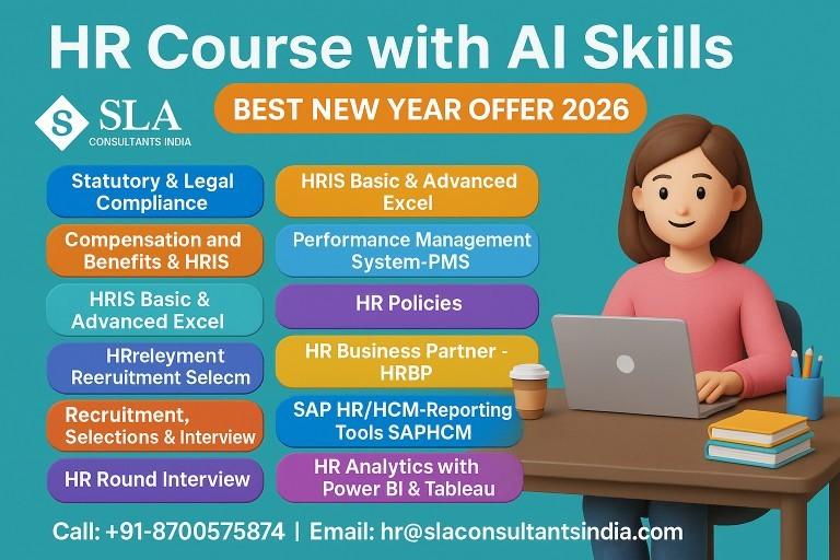 Top 3 HR Courses in Delhi by SLA Institute for Beginners SAP HR Certification 