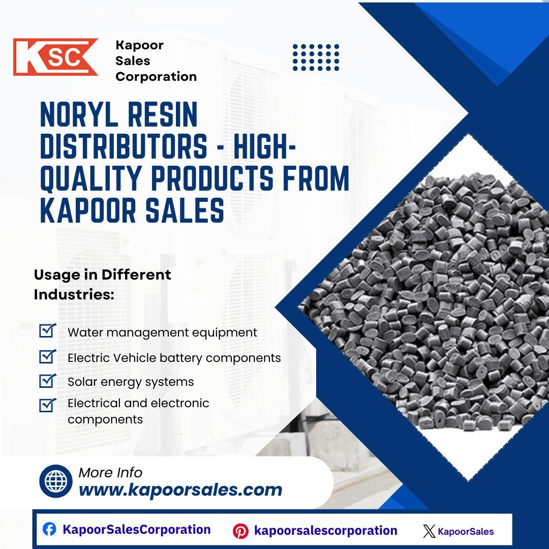 Noryl Resin Distributors - High-Quality Products from Kapoor Sales