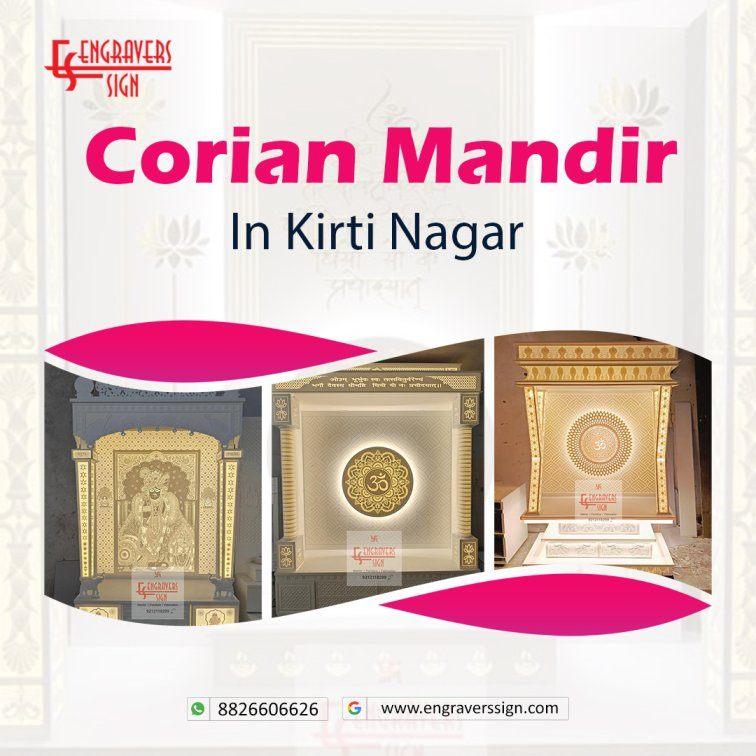 Corian mandir in kirti nagar