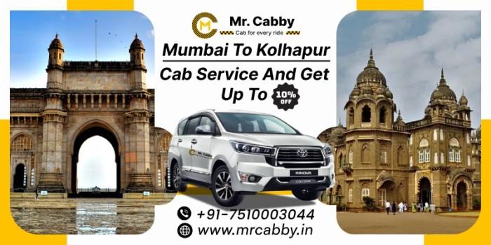 Mumbai to Kolhapur Cab Service and Get Up To 10% Off