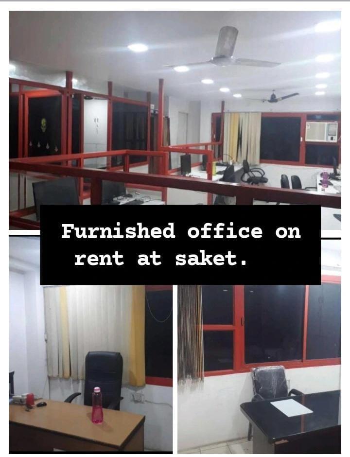 Fully Furnished office Available for rent at Saket.