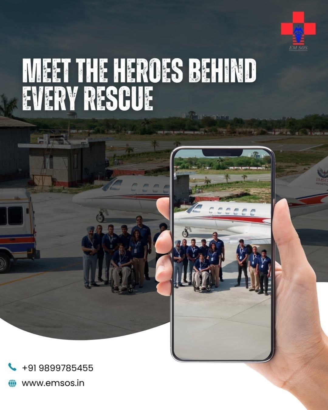 Air Ambulance Service in Ahmedabad - EMSOS