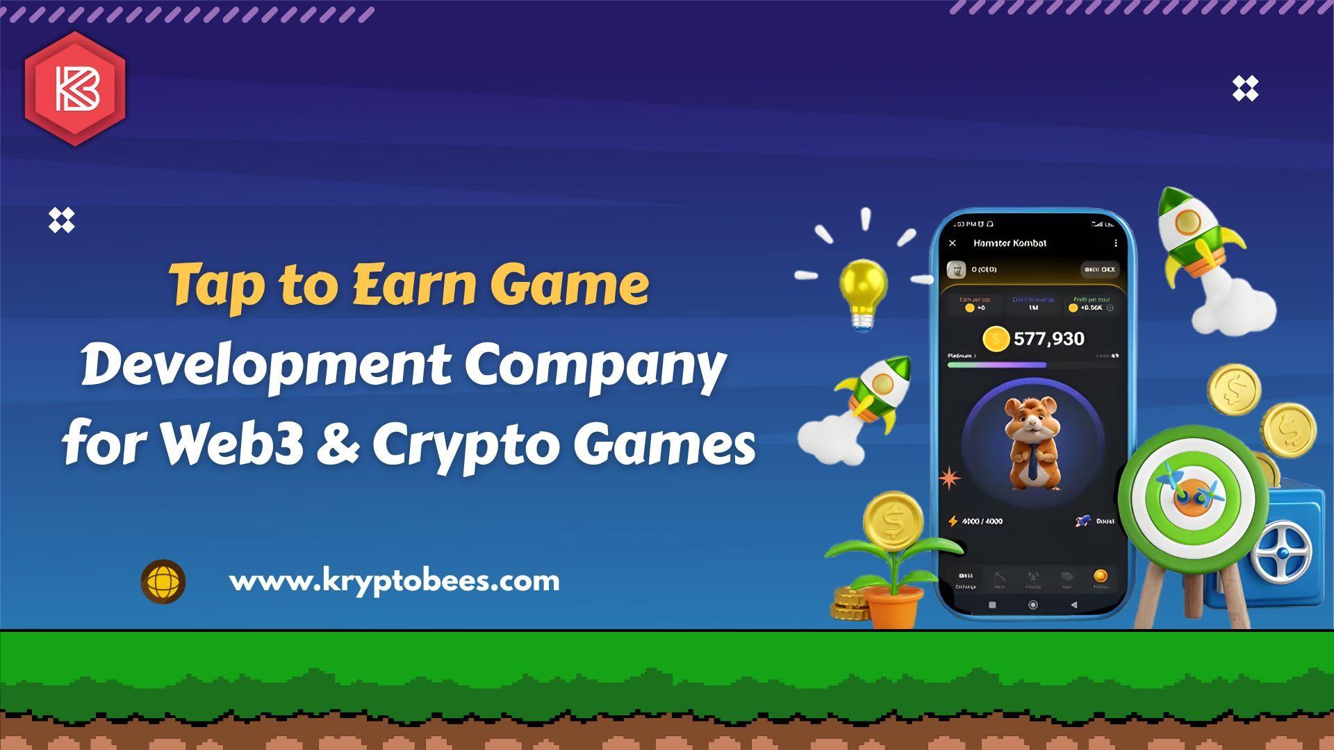 Tap to Earn Game Development Company for Web3 & Crypto Games