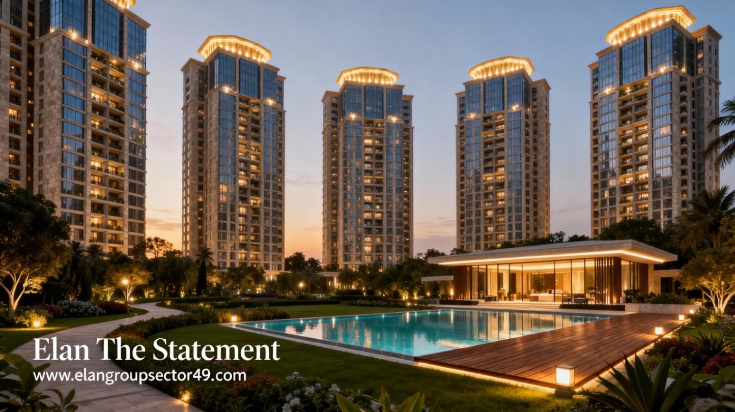 Elan Statement Sector 49 Gurgaon Apartments - Price List & Floor Plan