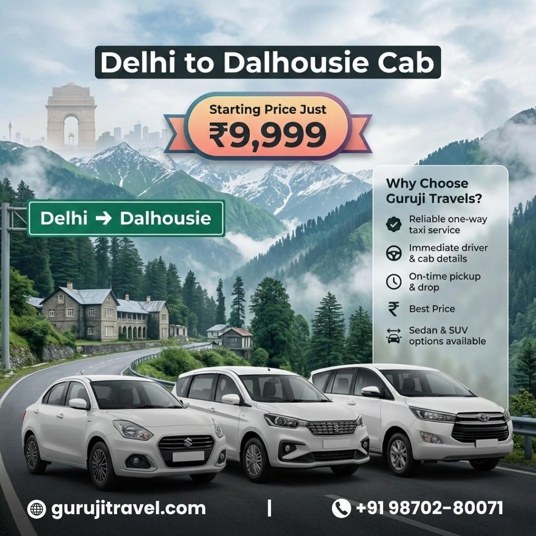 Delhi to Dalhousie CAB