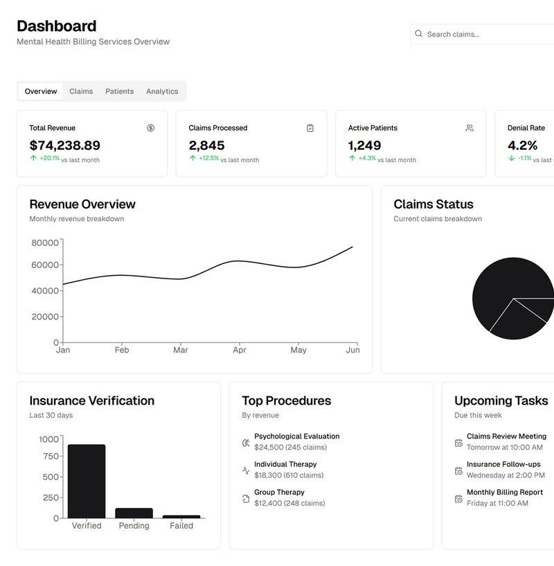 Mental Health Billing Services