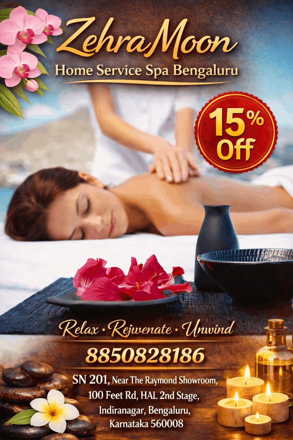 Zehra Moon Home Service Spa Bengaluru