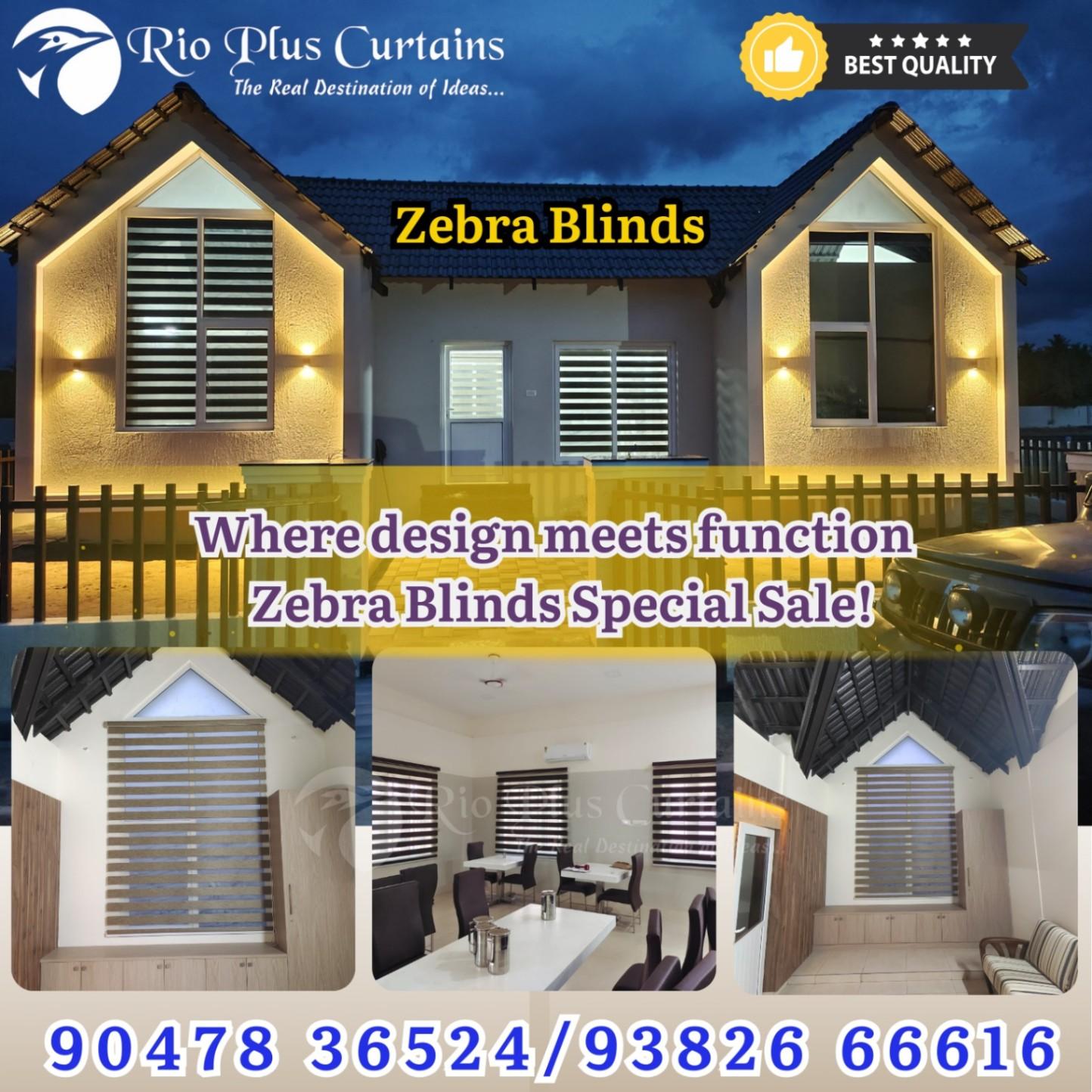 Zebra Blinds In Theni @ Rio Plus Curtain Ijn Theni 9585236524