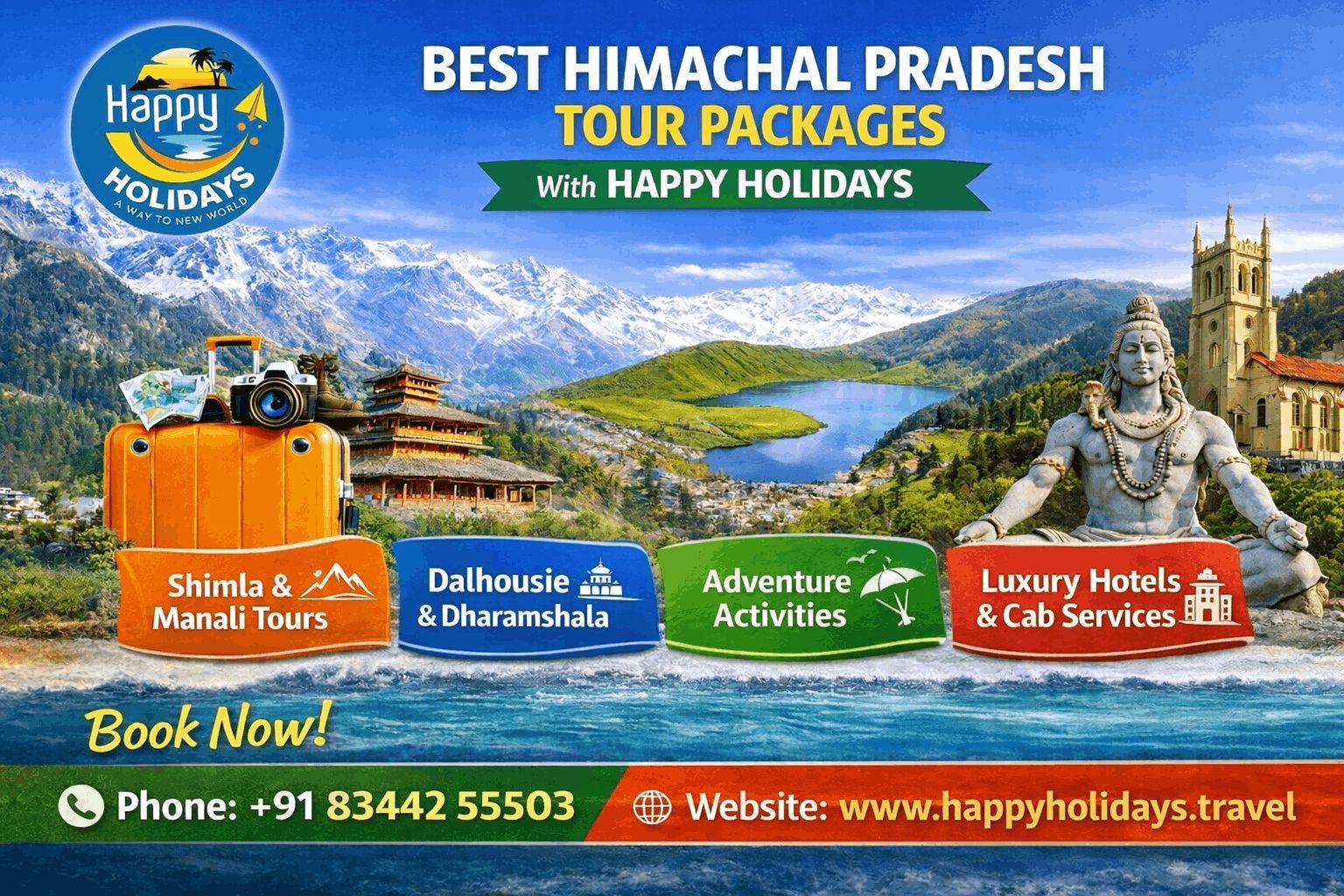Best Himachal Pradesh Tour Packages - Happy Holidays Exclusive Mountain Getaways