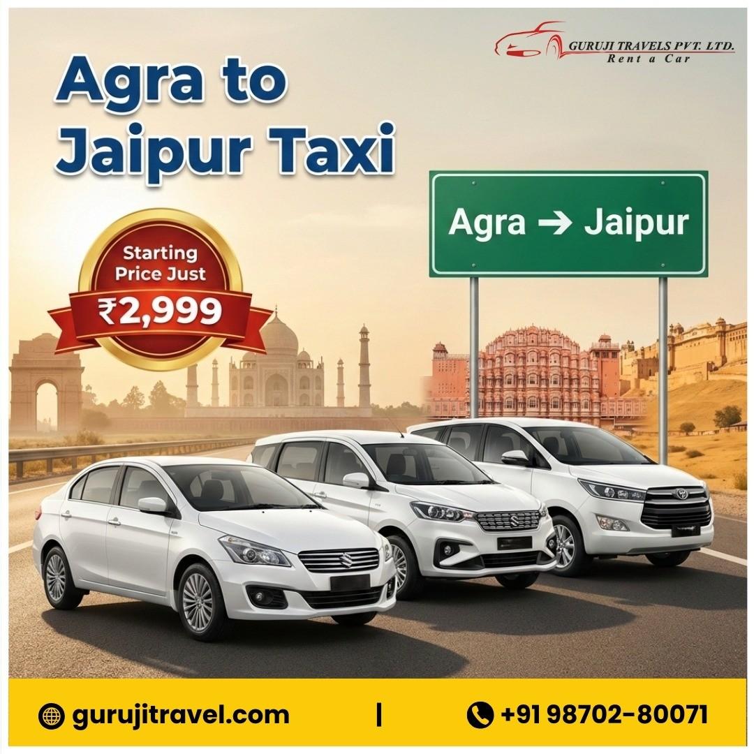  Agra to Jaipur Taxi