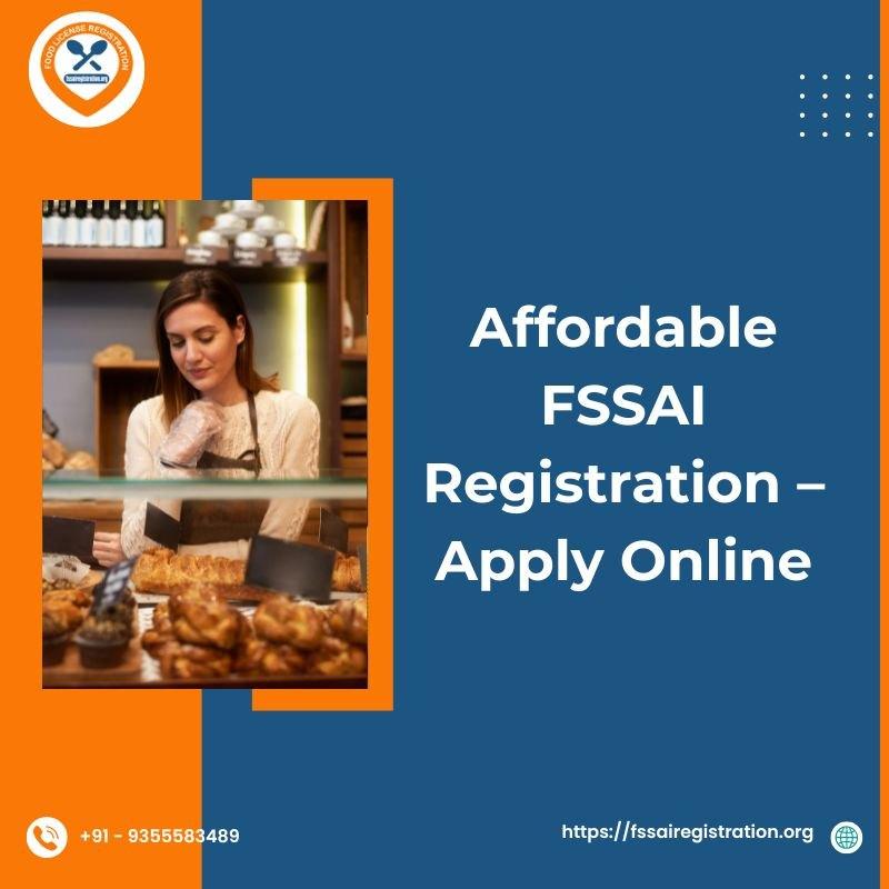 Affordable FSSAI Registration Apply Online