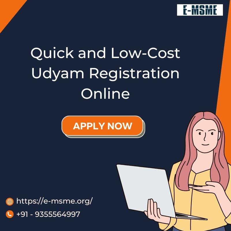Quick and Low-Cost Udyam Registration Online