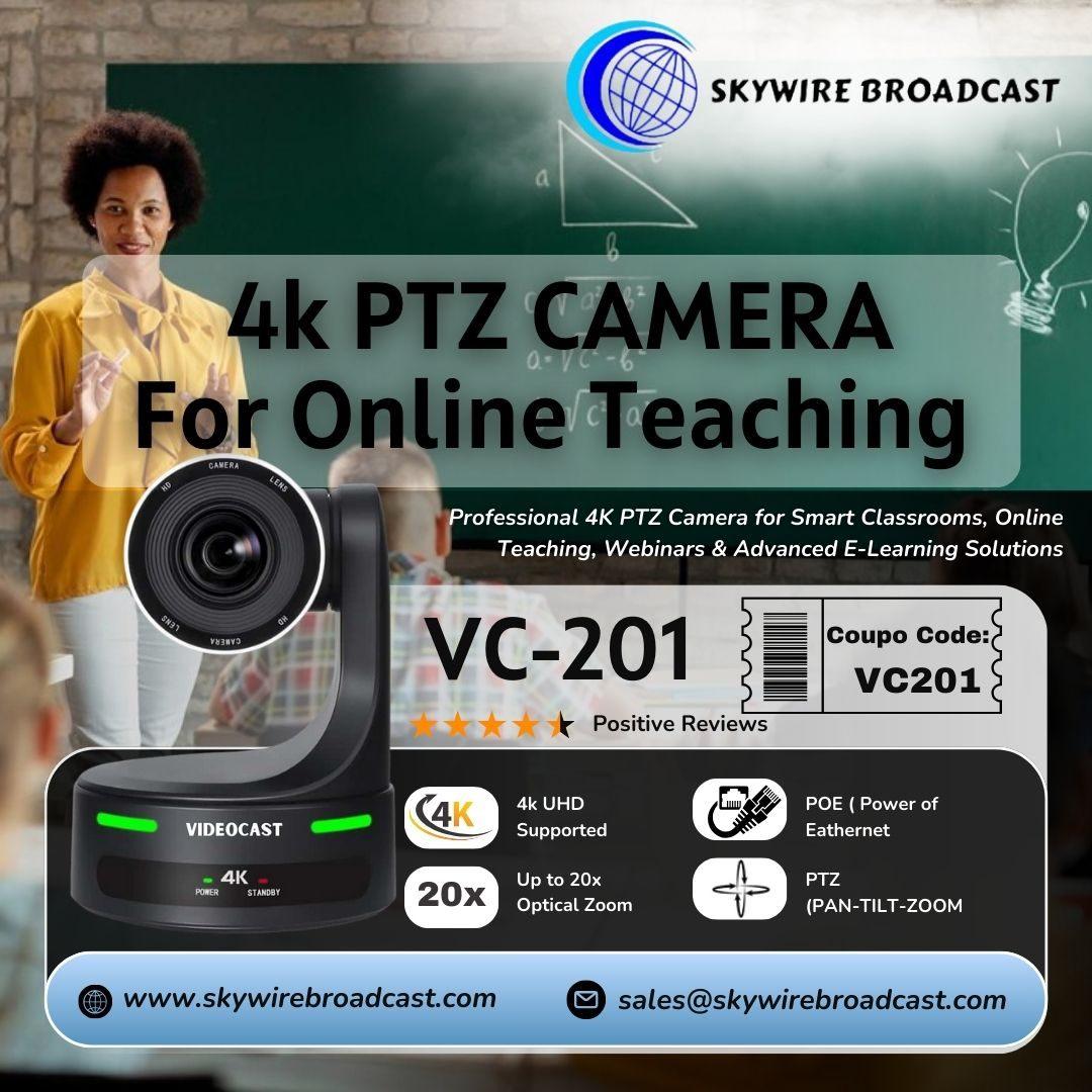 Professional 4K PTZ Camera for Smart Classrooms & E Learning