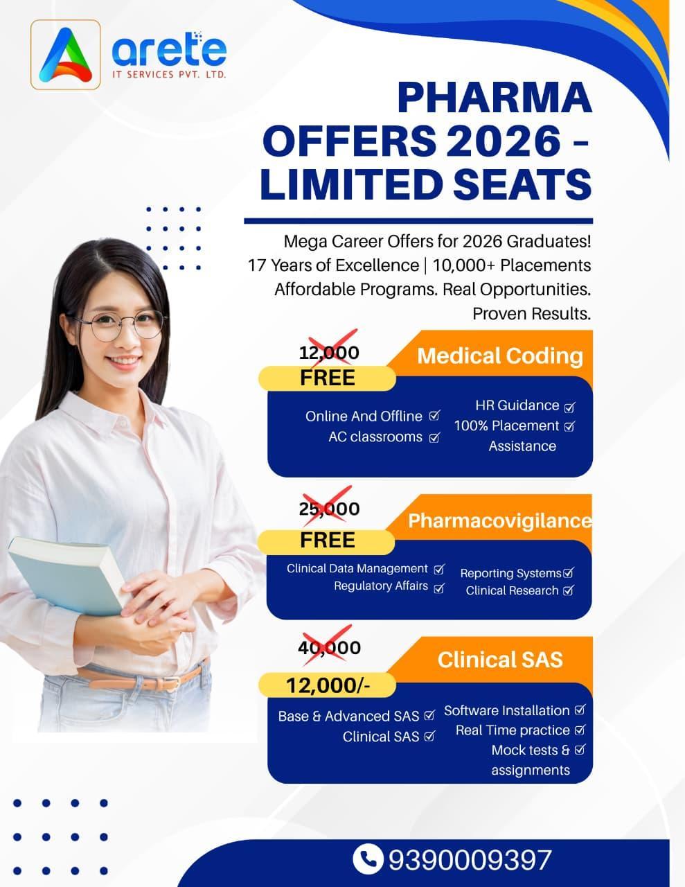 Start Your Pharma Career in 2026- Job  Oriented Courses Available
