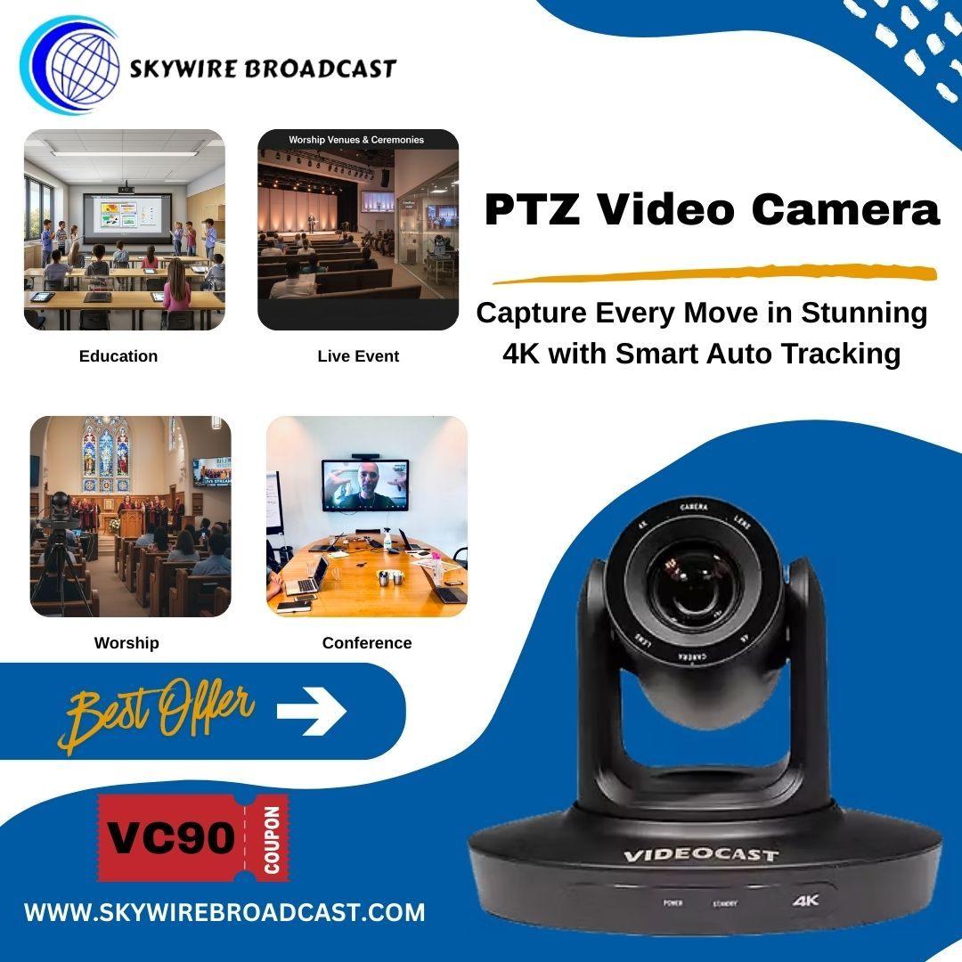 4K PTZ Video Camera with Auto Tracking Best Price in India