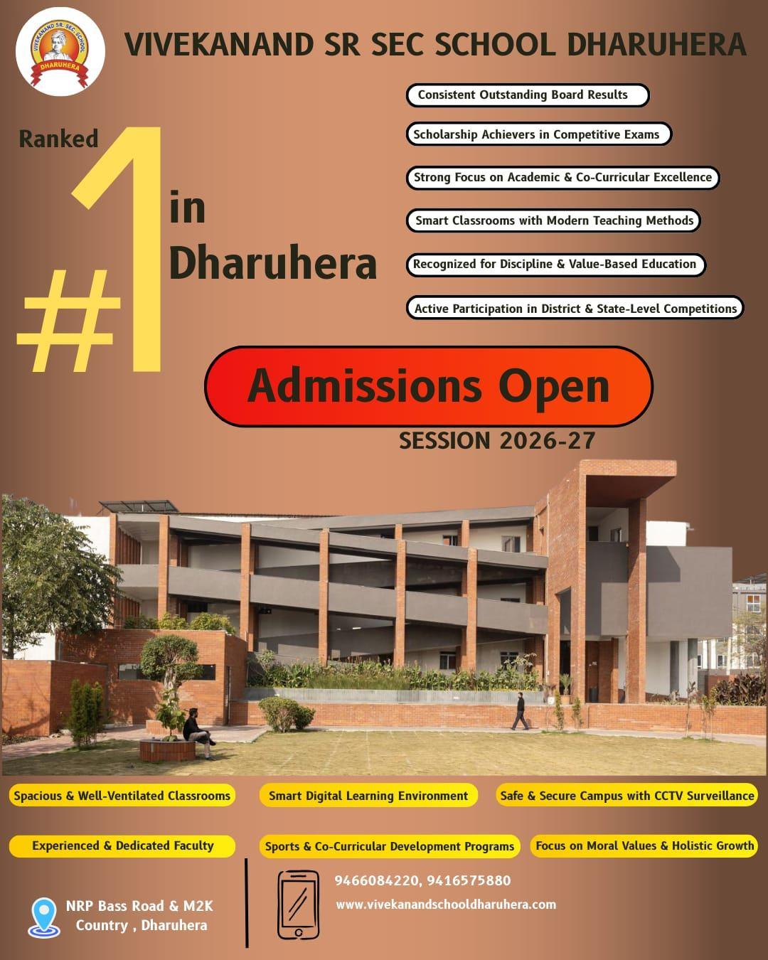  Best English Medium School in Dharuhera