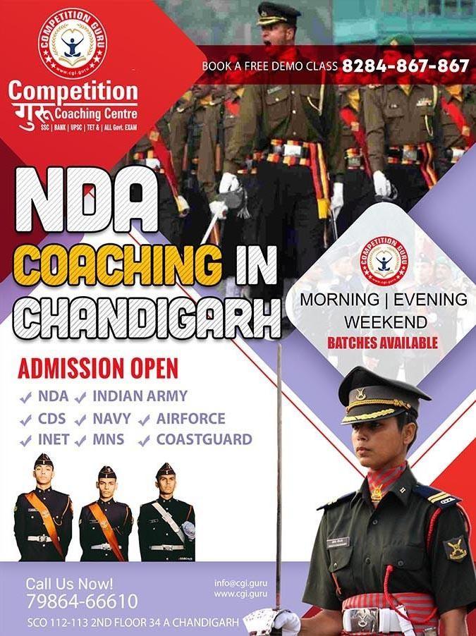 NDA Coaching in Chandigarh