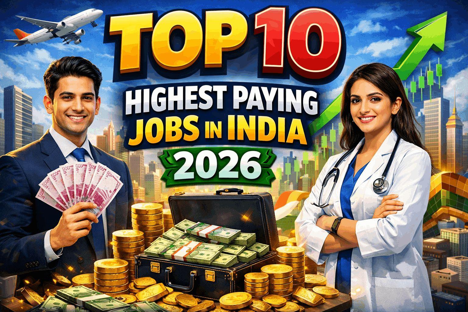 Top 10 Highest Paying Jobs in India (2026)