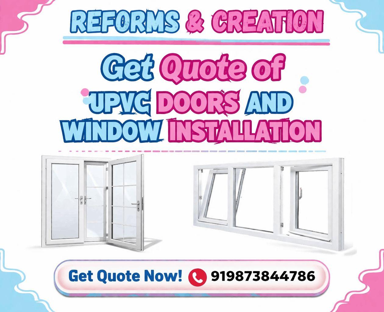 Get Upvc Doors And Window Quote In Delhi NCR
