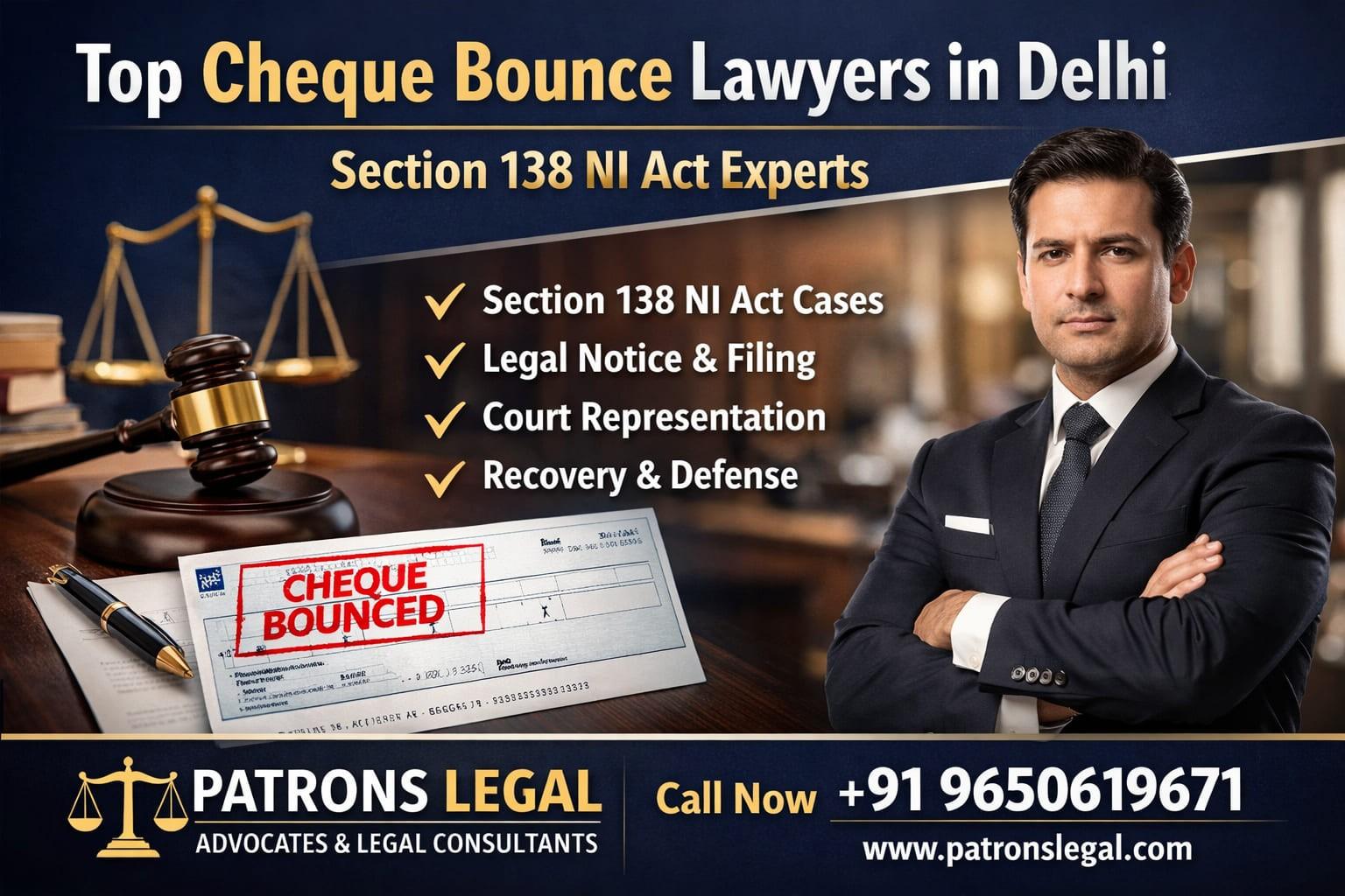 Cheque Bounce Legal Help In Delhi For Quick Assistance