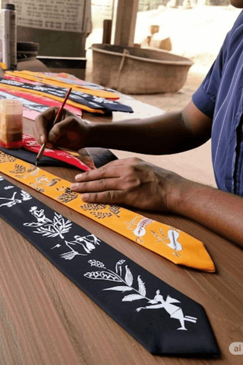 Hand Painted Ties Unique Artistic Neckties for Every Style