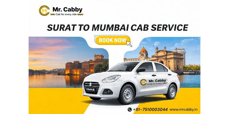 Experience Smooth Travel with Surat to Mumbai Cab Service