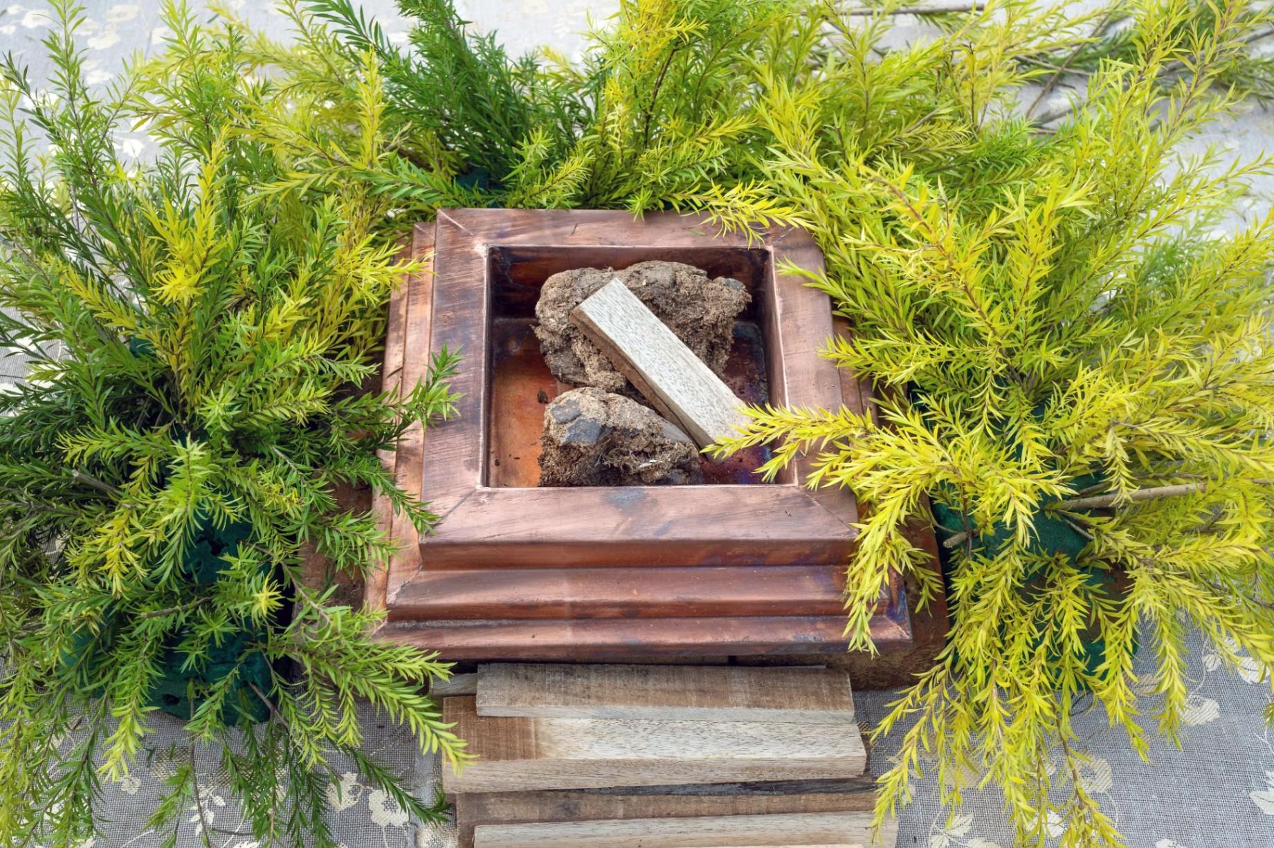 Traditional Copper Havan Kund for Home