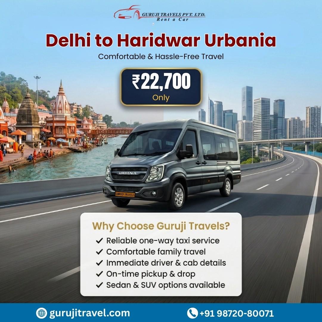 Delhi to Haridwar Urbania
