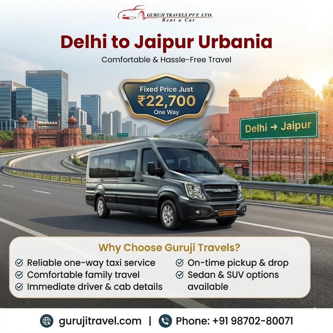 Delhi to Jaipur Urbania