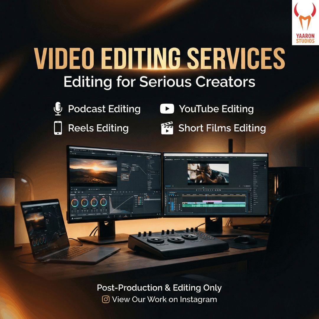 Short Flim editing service in hyderabad  