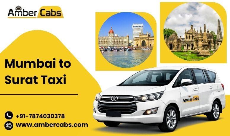 Book Mumbai to Surat Taxi  - Smooth and Safe Journey