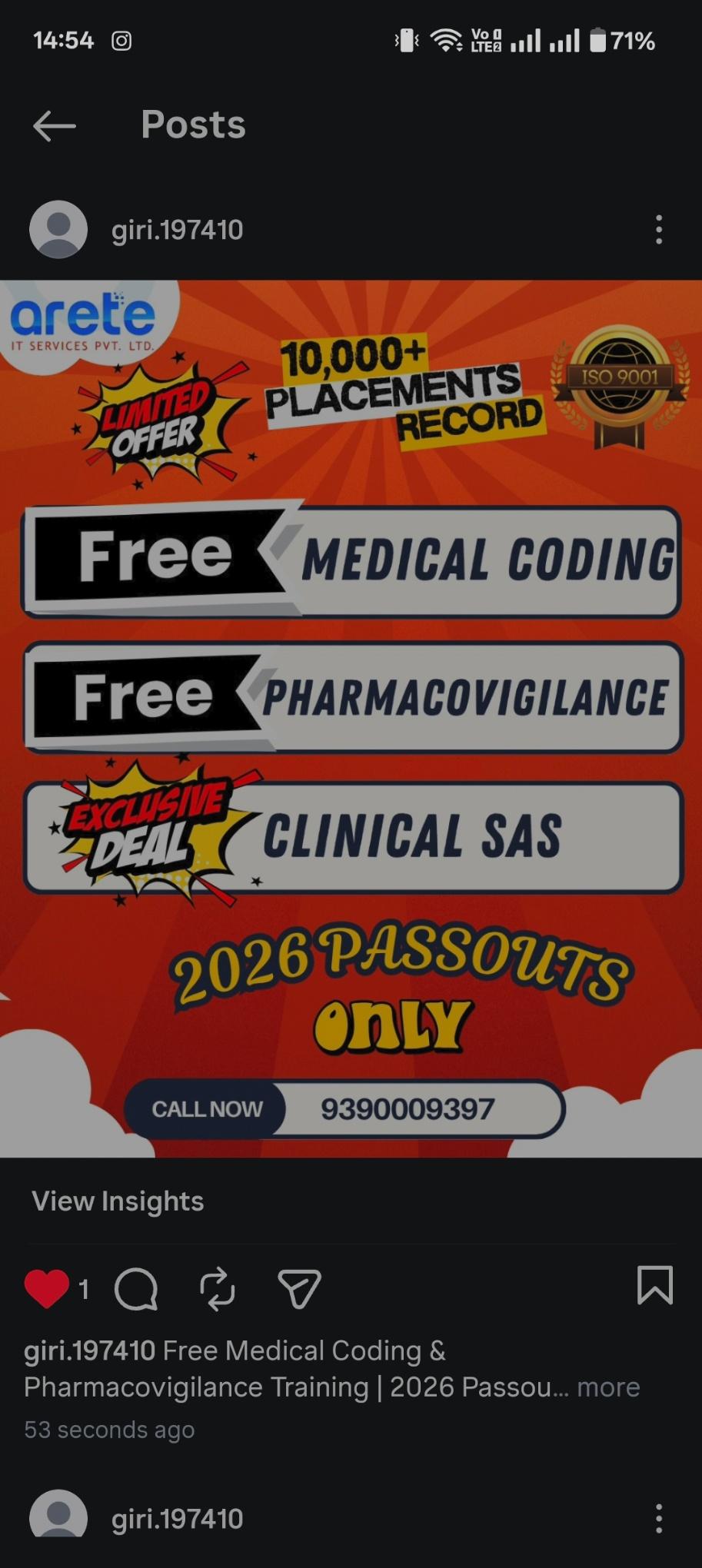Free Medical Coding & Pharmacovigilance Training | 2026 Passouts Only
