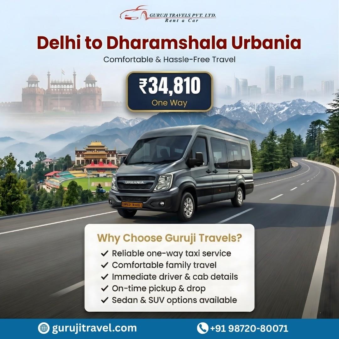 Delhi to Dharamshala Urbania